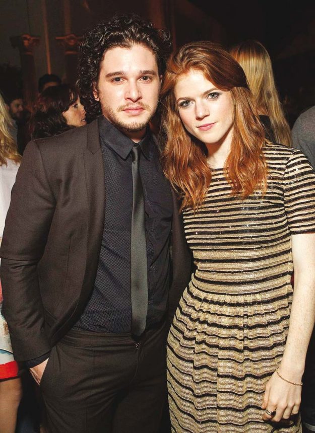 Celebrity couple Kit Harington and Rose Leslie are finally looking for a house together  PHOTO: Publicity