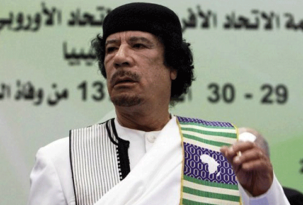 Moamer Gaddafi came to power in Libya in 1969 at the age of 27. PHOTO: AFP 