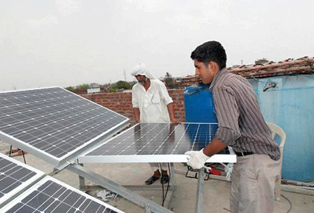 Consumers in Pakistan are already installing small-scale roof-top solar systems for their homes and businesses. PHOTO: FILE