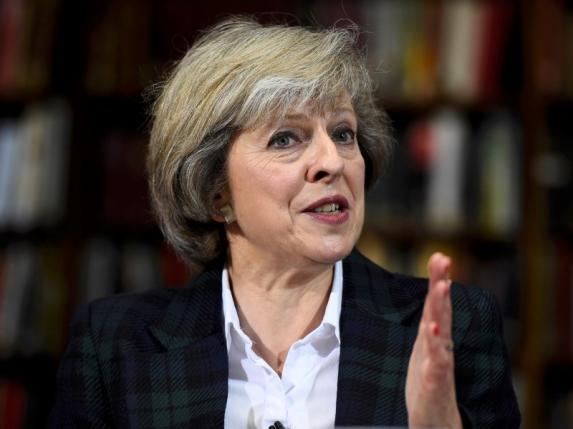 British Prime Minister Theresa May PHOTO: REUTERS