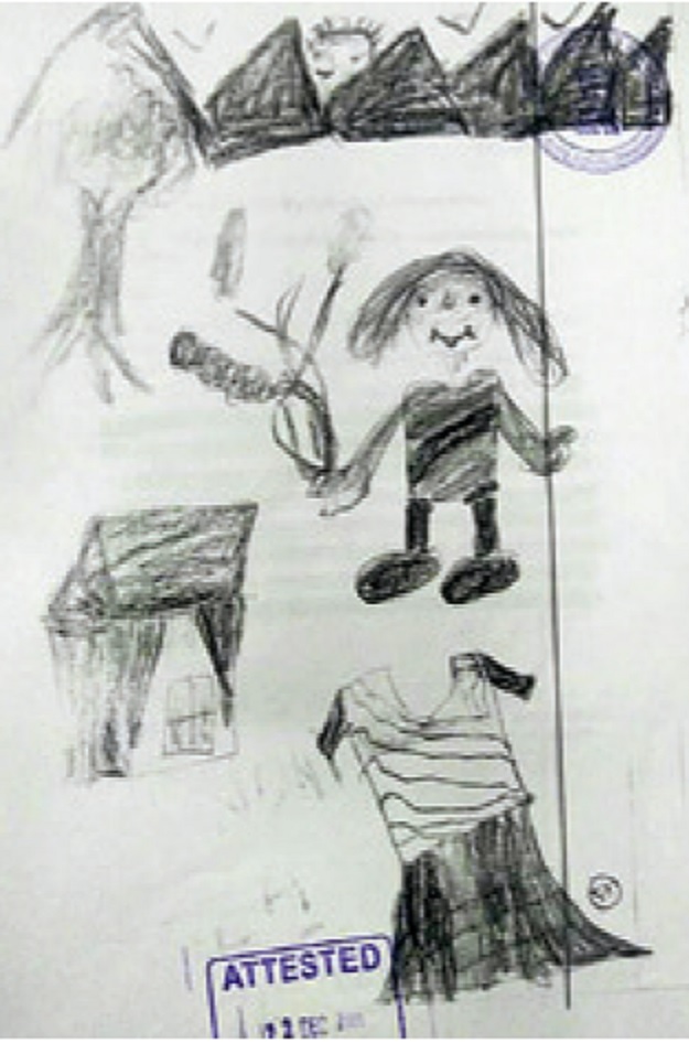 Drawing by the 10-year-old. PHOTO: TOI