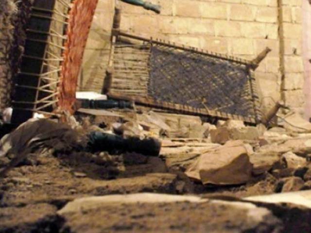 10 year old ehsanullah and his cousin seven year old abu bakar were playing in the mud house meant to house animals photo file