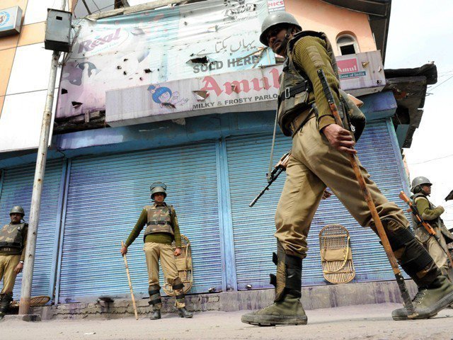 a file photo of security forces in indian held kahsmir photo afp