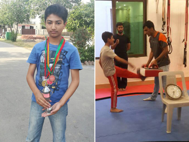 pakistani kid kicks his way to a world record