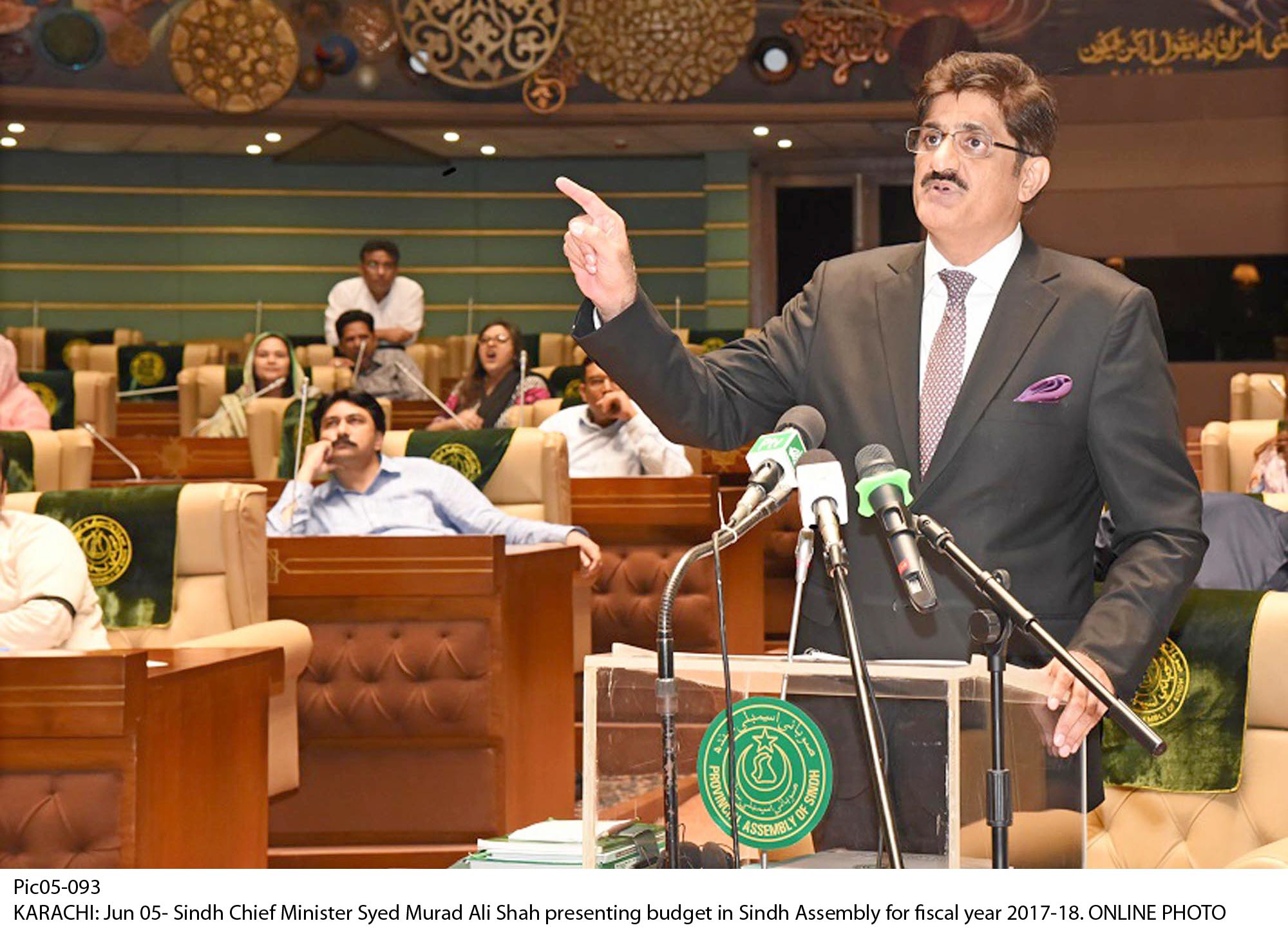 sindh cm murad ali shah wants the 16 new projects included in the karachi package to be initiated soon photo online