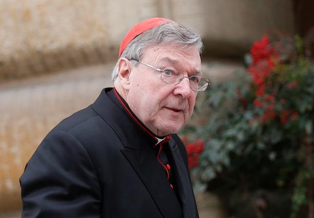 australian cardinal george pell arrives for a meeting at the synod hall in the vatican march photo reuters