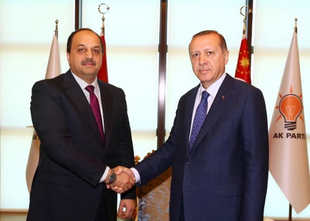 turkish president tayyip erdogan meets with qatar 039 s minister of defense khalid bin mohammad al attiyah in ankara turkey july 1 2017 photo reuters