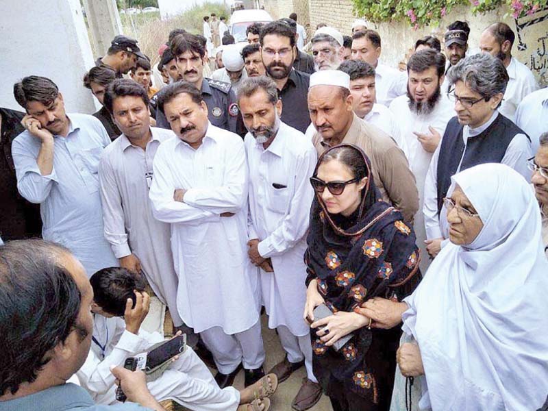 bisp chairman marvi memon reviewing progress of the ongoing nser survey in charsadda photo app