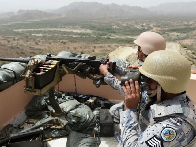 a file photo of saudi security forces personnel