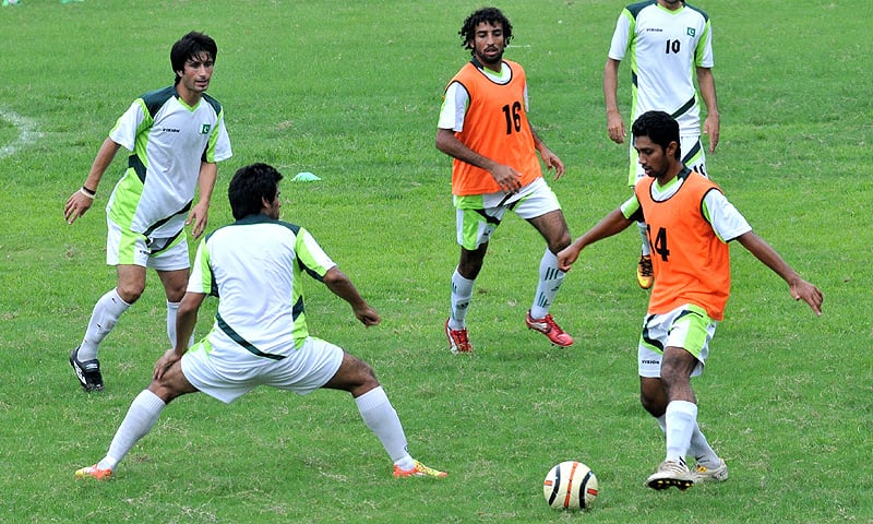 dismal conditon saadullah thinks that the national team not playing for two years and no domestic league in pakistan put football in an embarrassing situation photo afp