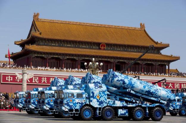 military vehicles carry cruise missiles during a military parade to commemorate the end of world war ii in beijing reuters