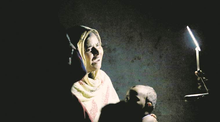 pinki ayesha with her son in muzaffarnagar photo the indian express