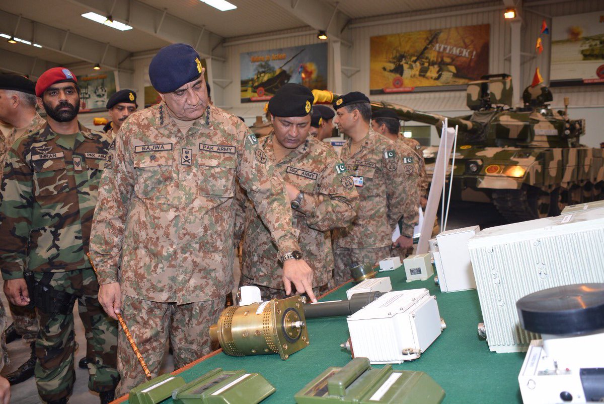 the army chief was given detailed briefing on the industry production and the future projects which are in the pipeline photo ispr