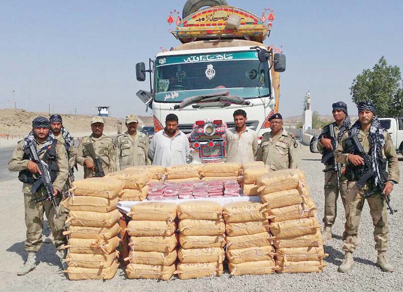 anf seizes 334kg hashish rounds up 13 suspects