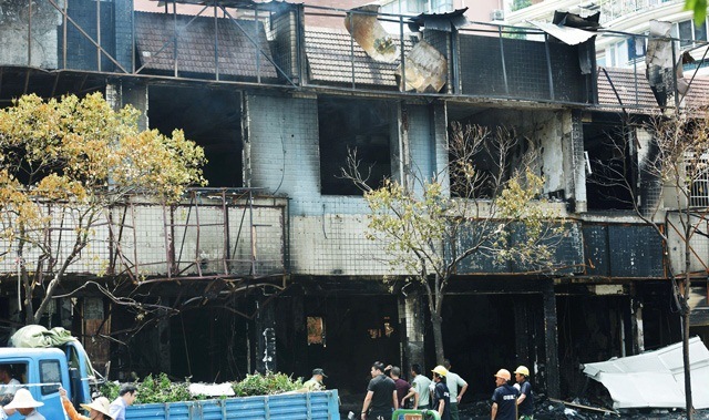 forty five people were receiving hospital treatment including seven for severe injuries photo afp