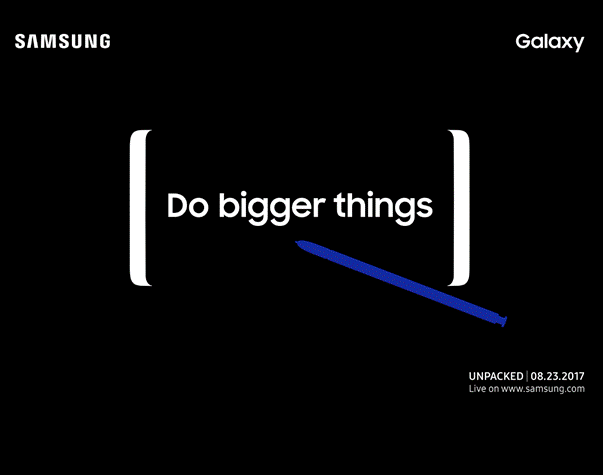 samsung teases galaxy note 8 ahead of august 23 launch