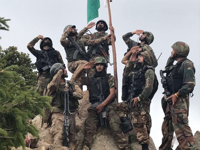 brekh muhammad kandao highest mountain top near pak afghan border was successfully cleared photo ispr