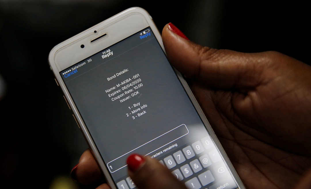 investors can use mobile phone networks 039 financial platforms to send money and receive interest payments photo reuters
