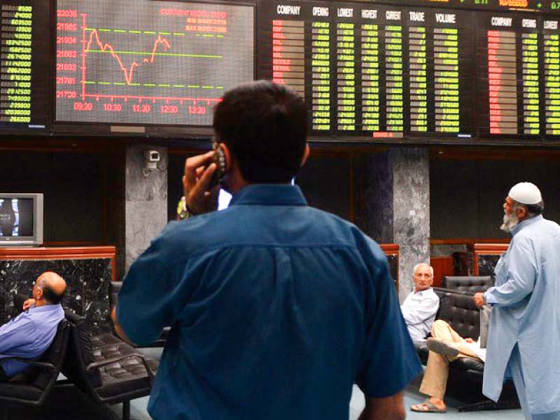 the kse 100 underwent massive swings throughout the day but attractive valuations and an end to the panama case meant investors turned slightly bullish on friday photo file