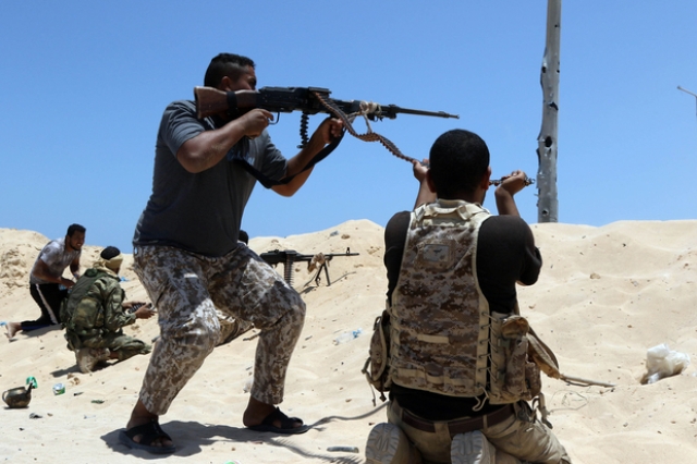 haftar 039 s forces are also trying to capture the eastern city from the quot revolutionary shura council of derna quot photo afp