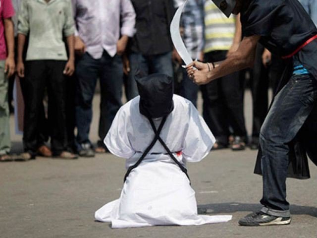 the public execution was widely aired on huthi run media in yemen framed as an example photo reuters