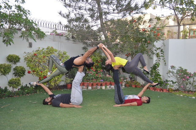 the team members all work nine to five jobs and spend six to eight hours a day practicing acroyoga photo courtesy syed faryab shah amp saad saeed