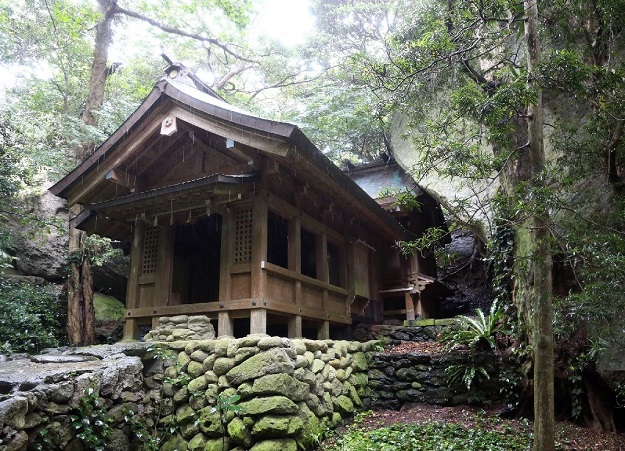 Okitsugu shrine of the Munakata Taisha at Okinoshima island, some 60 kilometres from Munakata city, Fukuoka prefecture. PHOTO: AFP