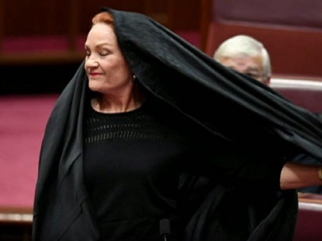 An Australian Senator Appeared Wearing Burka in Parliament