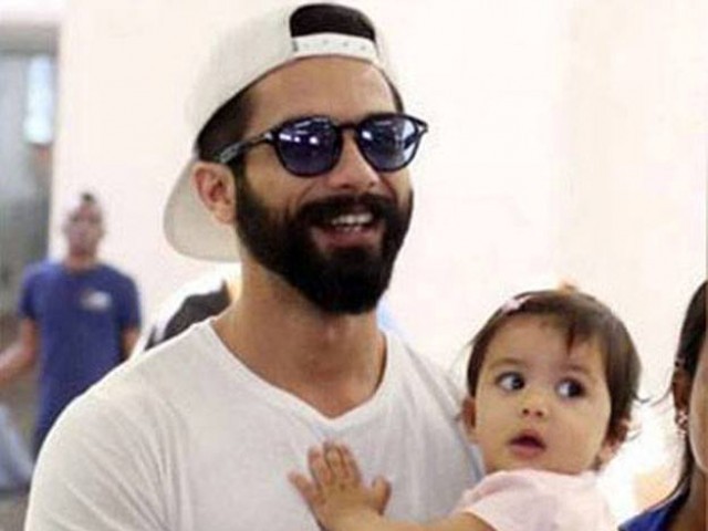 Itâ€™s play time for father-daughter duo Shahid and Misha