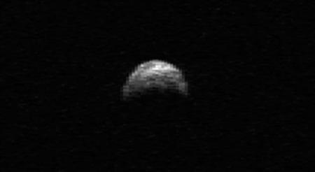 this radar image of asteroid 2005 yu55 was generated from data taken in april of 2010 by the arecibo radar telescope in puerto rico photo reuters