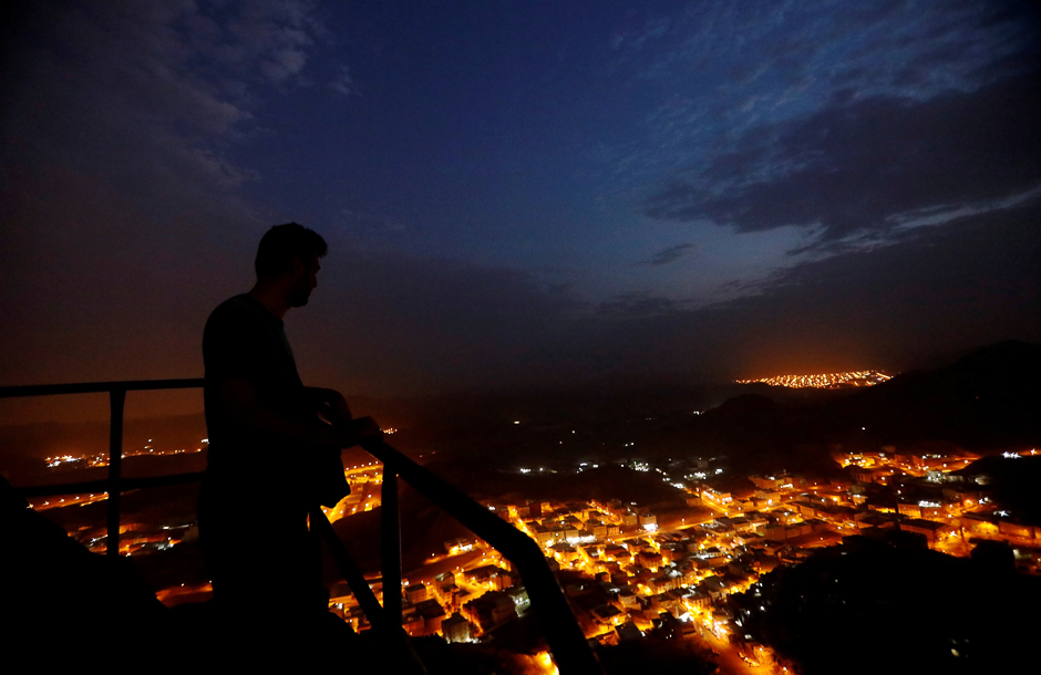 A muslim pilgrim visits Mount Al-Noor, where Muslims believe Prophet Mohammad received the first words of the Quran through Gabriel in the Hera cave, in the holy city of Mecca, Saudi Arabia. PHOTO: REUTERS