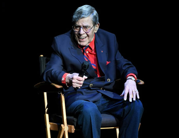 One of the most popular comic actors of the 1950s and '60s, Jerry Lewis perfected the role of the quirky clown but also won acclaim as a writer, actor and philanthropist GETTY IMAGES NORTH AMERICA/AFP/File / Ethan Miller 