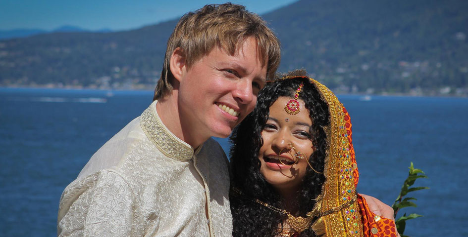 Tanvi Sirari and her husband Espen Stranger-Johannessen. PHOTO: SHANEL KHALIQ 