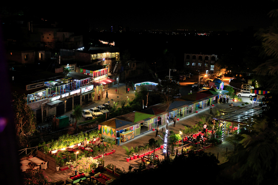 A view of Saidpur Village, a place for residents and visitors to hang out at night, in Islamabad, Pakistan. PHOTO: REUTERS