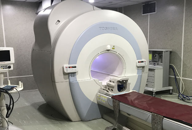 A CT scan device. PHOTO: RAJA KHALID SHABBIR