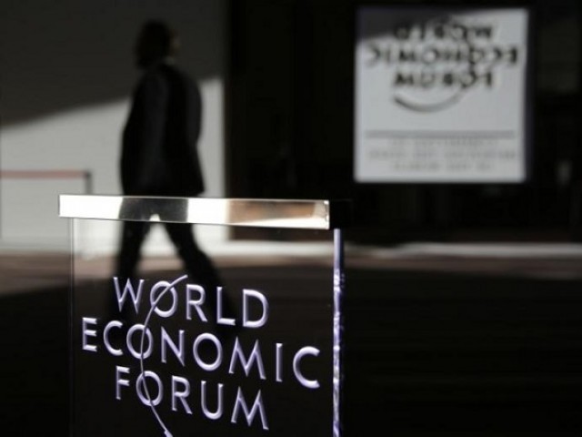 A man passes a logo during the annual meeting of the World Economic Forum (WEF) in Davos, Switzerland January 22, 2016.  
PHOTO: REUTERS