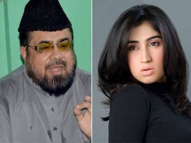 Mufti Abdul Qavi and Qandeel Baloch. 