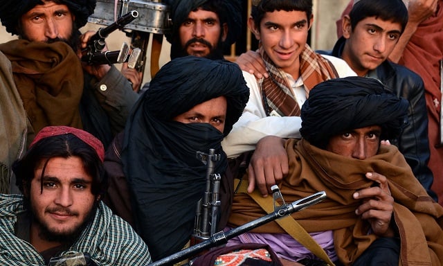 taliban fighters pictured at bakwah in the western province of farah in 2015 taliban fighters nearly overran the provincial capital for the third time this year photo afp