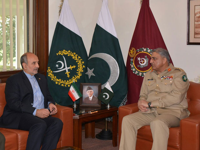 matters related to pak iran border management also came under discussion photo ispr