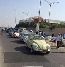 The youth present at the event was mesmerised by the vintage car display. PHOTO: LRBT