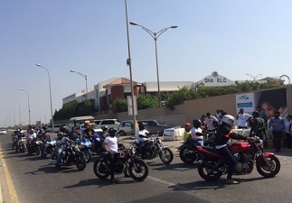 A number of motorcycles captured the attention of the citizens present at the event. PHOTO:LRBT 