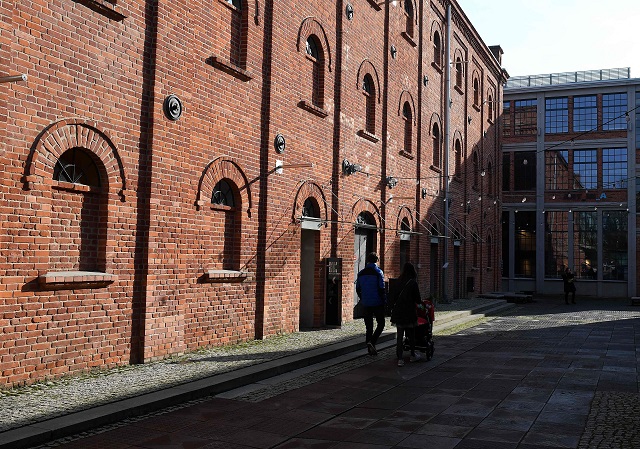 A view of The Art Factory in Lodz, Poland on November 4, 2017, the former textile factory now offers co-working space, exhibitions, concerts and support for creative entrepreneurs. PHOTO: AFP