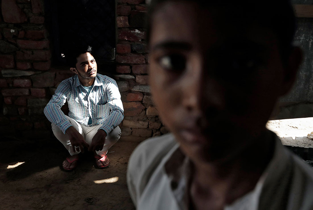 When his father was attacked, Irshad Khan (left) was also beaten by Hindu men who accused them of transporting cows for slaughter. Irshad, who survived, said the animals were dairy cows. PHOTO: REUTERS