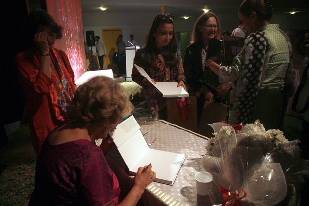 Many music lovers attended the book launch at Alliance Francaise. PHOTO: ATHAR KHAN