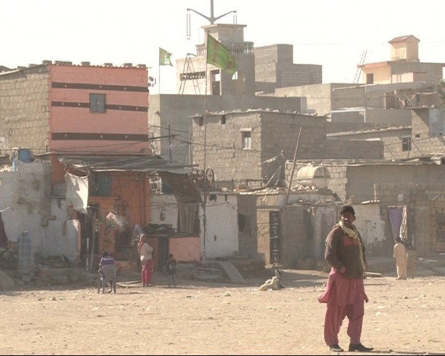 Many houses and shops have been built on the school ground. PHOTO: EXPRESS