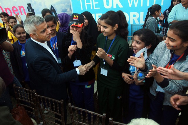 The mayor said London was open to all. PHOTO: ATHAR KHAN/EXPRESS