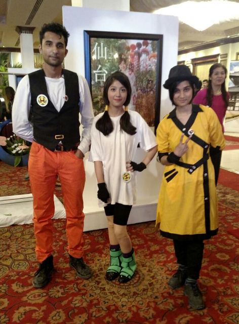 Many participants dressed up as their favourite anime characters. PHOTO: EXPRESS