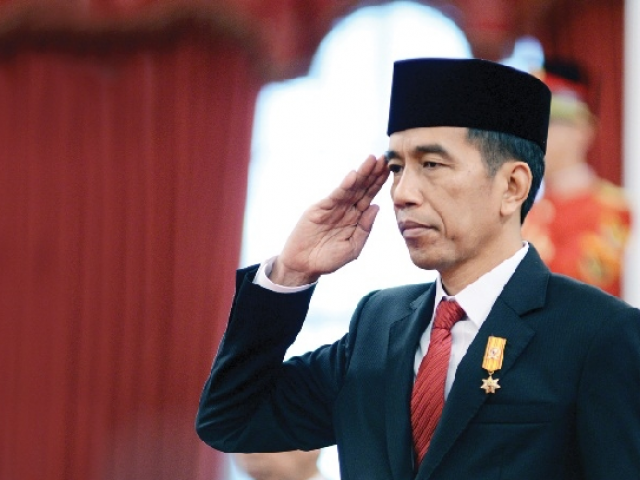 Indonesian President  Joko Widodo arrives in Islamabad 