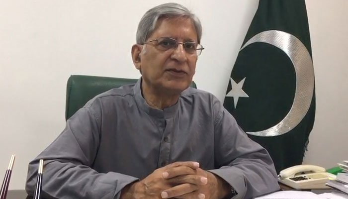 leader of opposition in senate aitzaz ahsan photo file photo