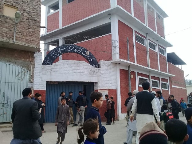 Primary school in Peshawar. PHOTO: EXPRESS